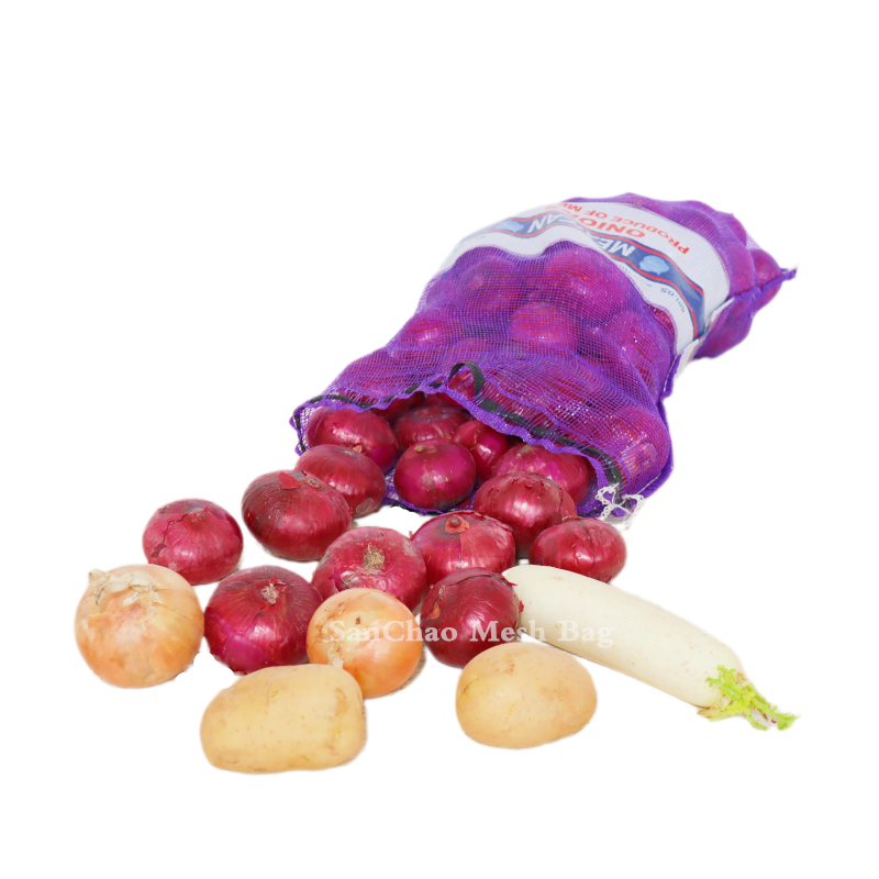 4001 Onion Mesh Bag with Label