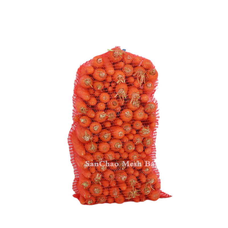 3004 Carrot Raschel mesh bag