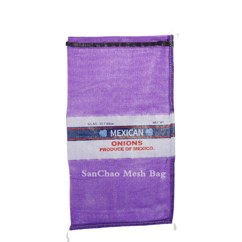 4001 Onion Mesh Bag with Label