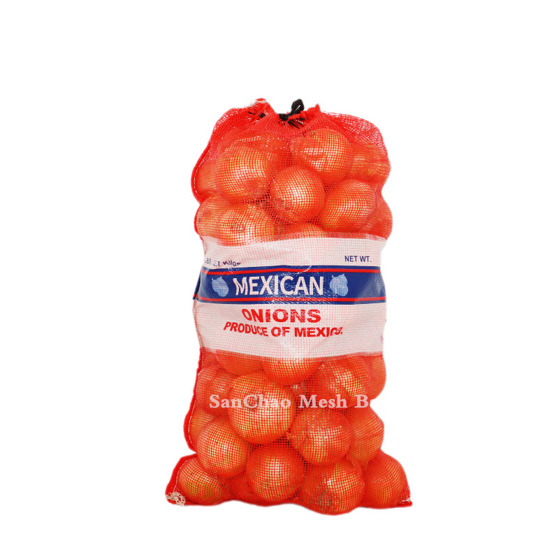4002 Onion Mesh Bag with Label