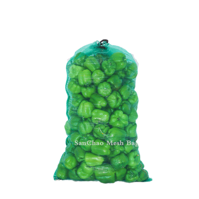 1013 Orange PP leno mesh bag