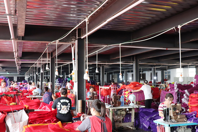 l-type leno bag Cutting and Sewing Workshop