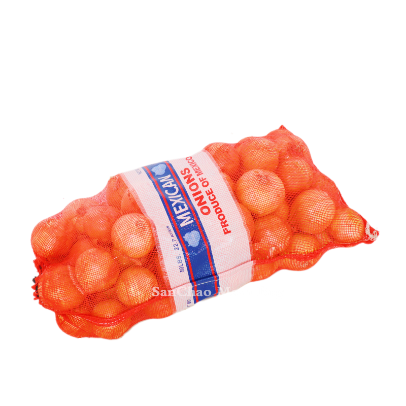 4002 Onion Mesh Bag with Label