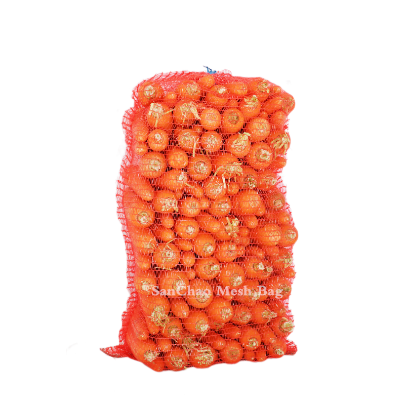 3004 Carrot Raschel mesh bag