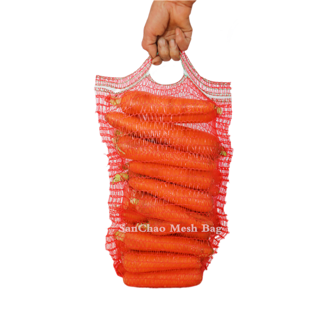3005 Carrot Raschel mesh bag