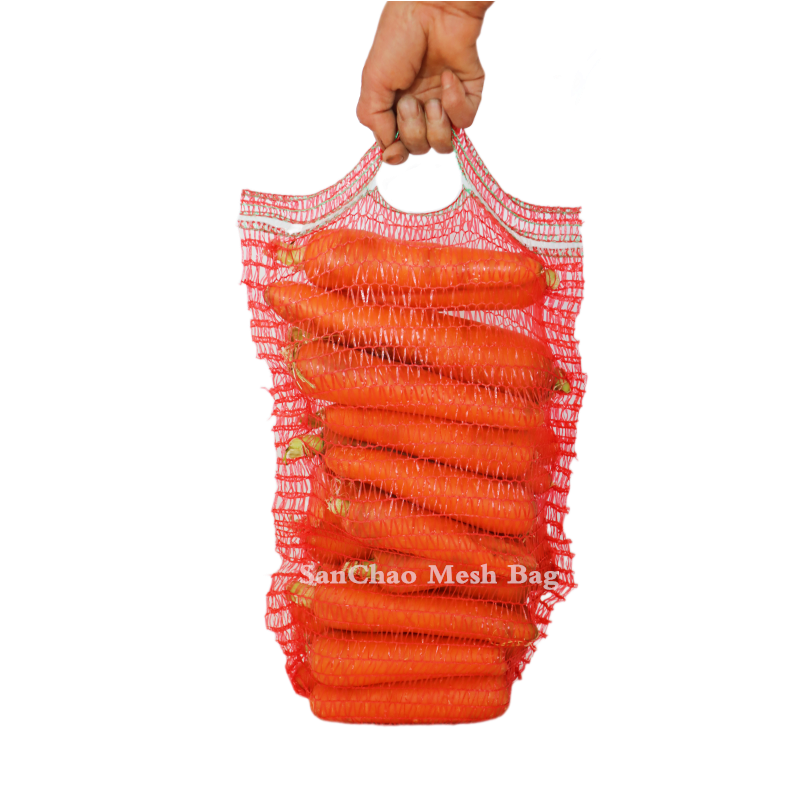 3005 Carrot Raschel mesh bag