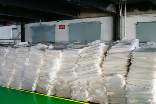 vegetable PE mesh bag Cutting and Sewing Workshop