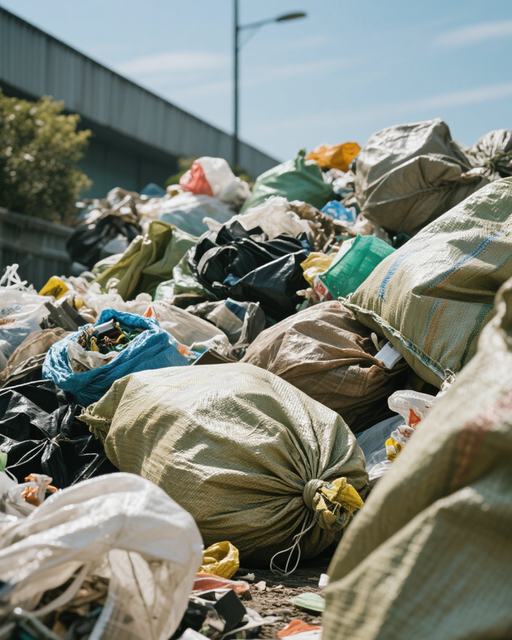 durable plastic mesh bag for Garbage Recycling