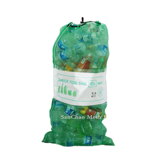 4021 Rubbish Mesh bag with Label