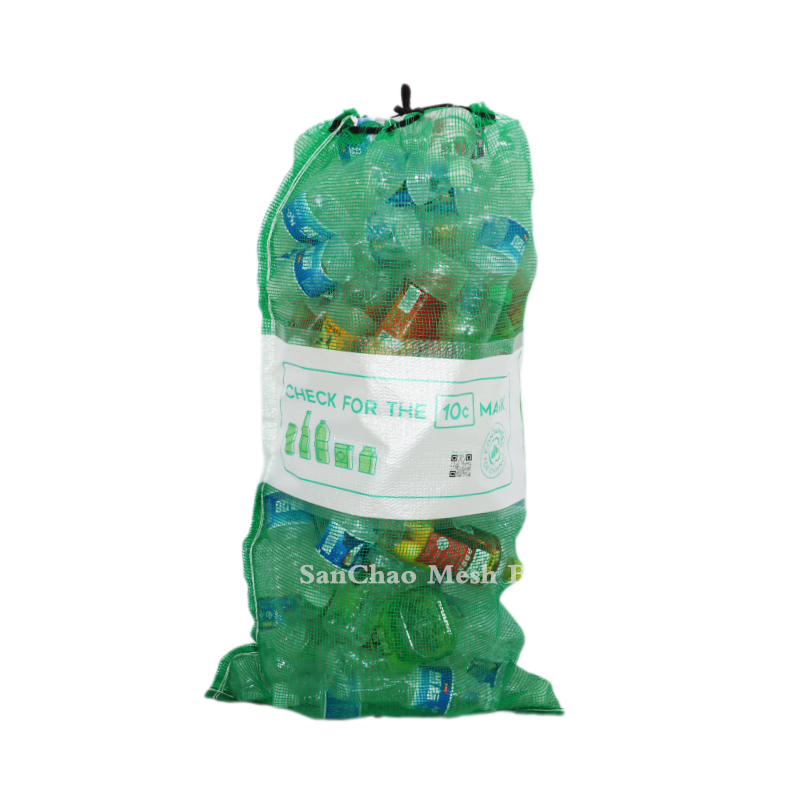 4021 Rubbish Mesh bag with Label