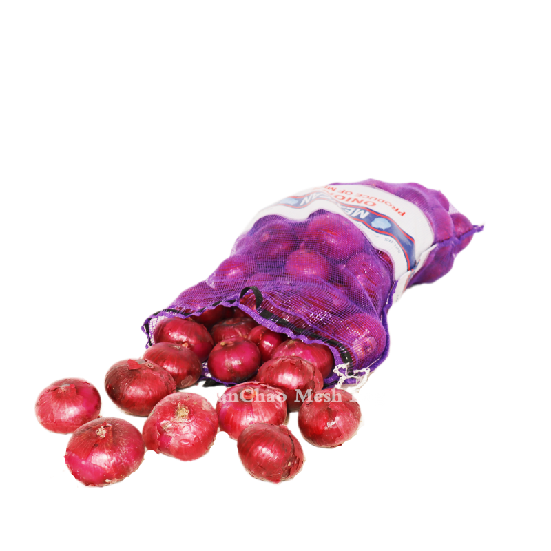 4003 Onion Mesh Bag With Label