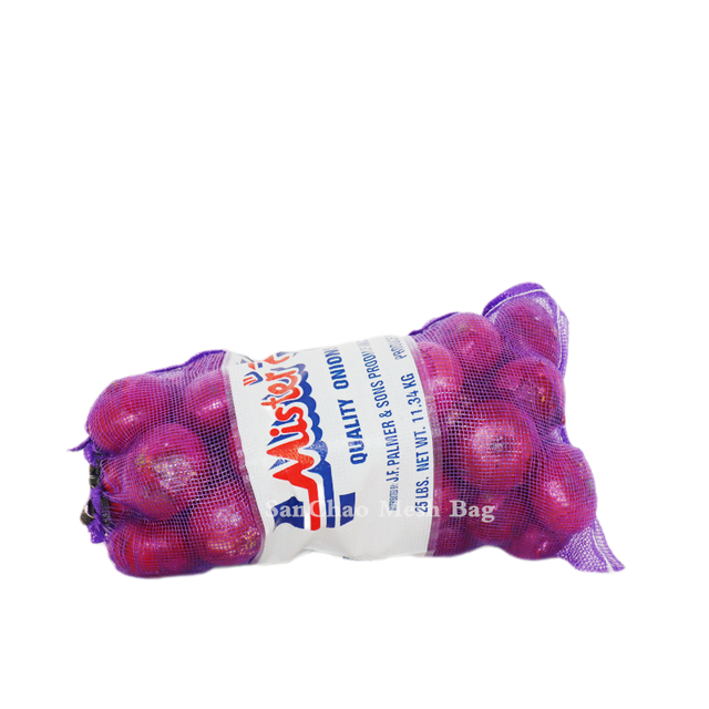 4003 Onion Mesh Bag With Label