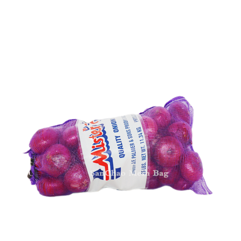 4003 Onion Mesh Bag With Label