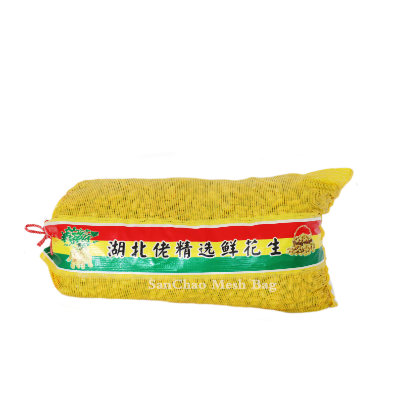 4013 Peanut Mesh bag with Label