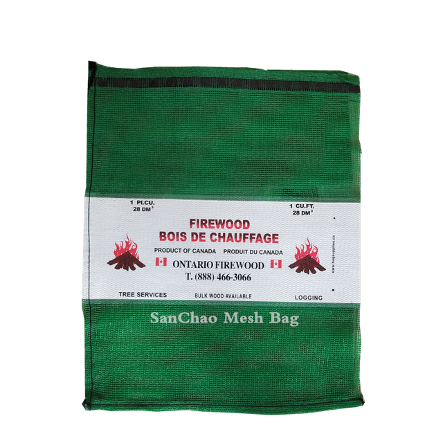 4020 Firewood Mesh bag with Label