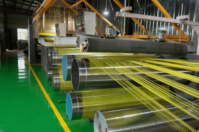 Plastic mesh bag Filament Drawing Workshop