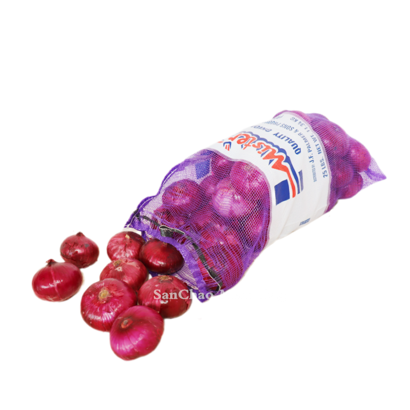 4003 Onion Mesh Bag With Label