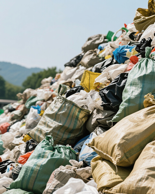 bean PE mesh bag for Garbage Recycling