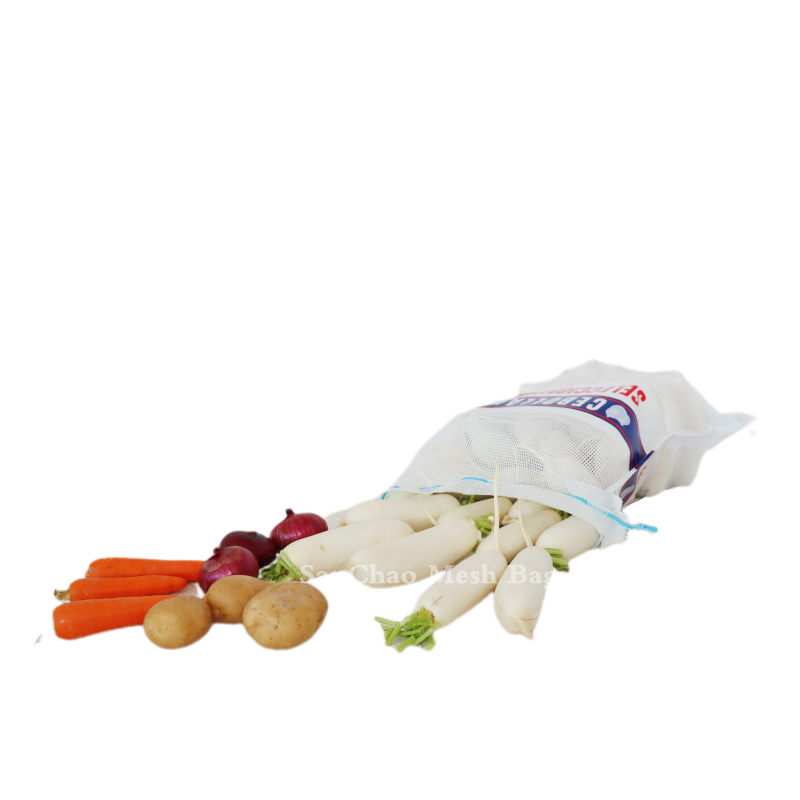4012 Radish Mesh bag with Label