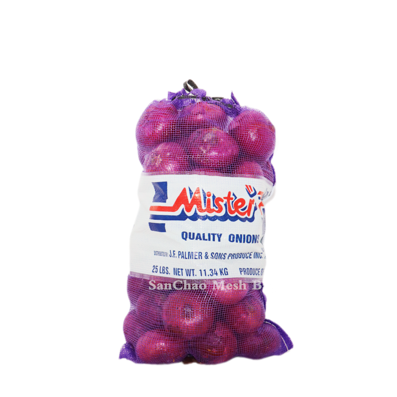 4003 Onion Mesh Bag With Label